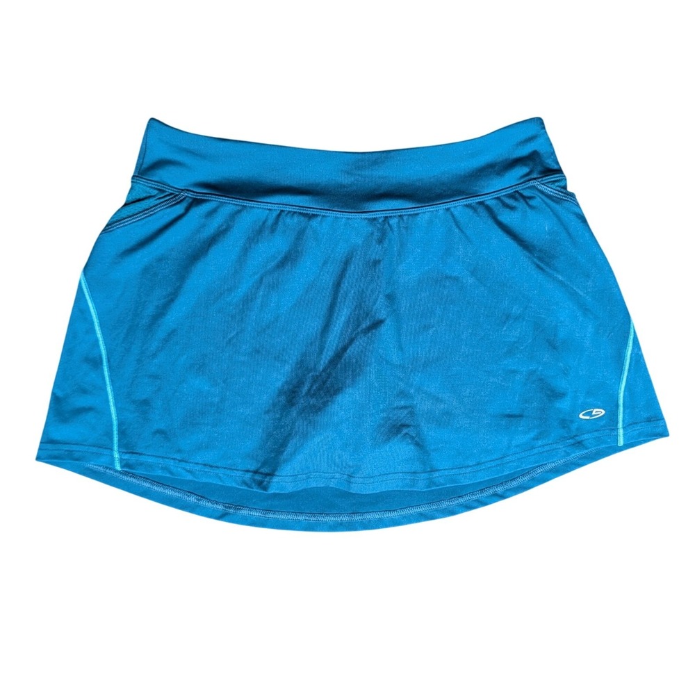 Champion C9 Womens Teal Blue Athletic Tennis Running Skort Built-in Shorts